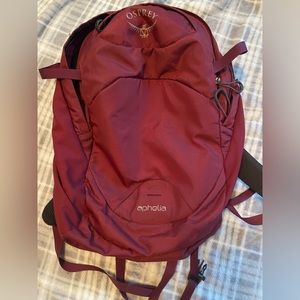 Very good condition Osprey Alphelia day pack red